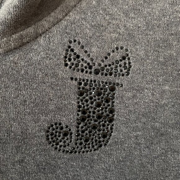 Y2K! Juicy Couture Velour Zip Up Hoodie Small - Picture 4 of 6